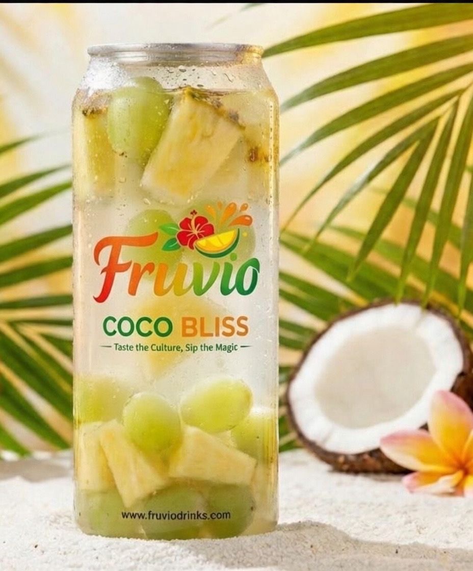 Coco Bliss (500ML) – Fresh Coconut Water Drink with Tropical Fruits | Fruvio